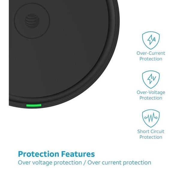AT&T 15W Fast Charge Wireless Charging Pad Black New - Picture 7 of 11